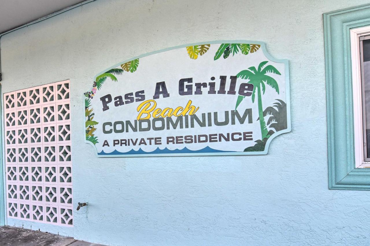 Idyllic Pass-A-Grille Studio - Walk To The Beach! سانت بيتي بيتش المظهر الخارجي الصورة